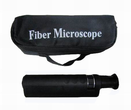 Portable 400X Aluminun Handheld Fiber Optic Inspection Microscope