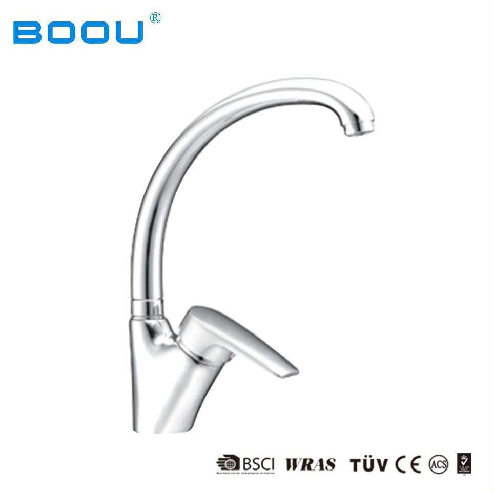 (B8114-10H) Boou Hot Sale Brass/Zinc Kitchen Wash Mixer Deck Mounted Kitchen Water Tap