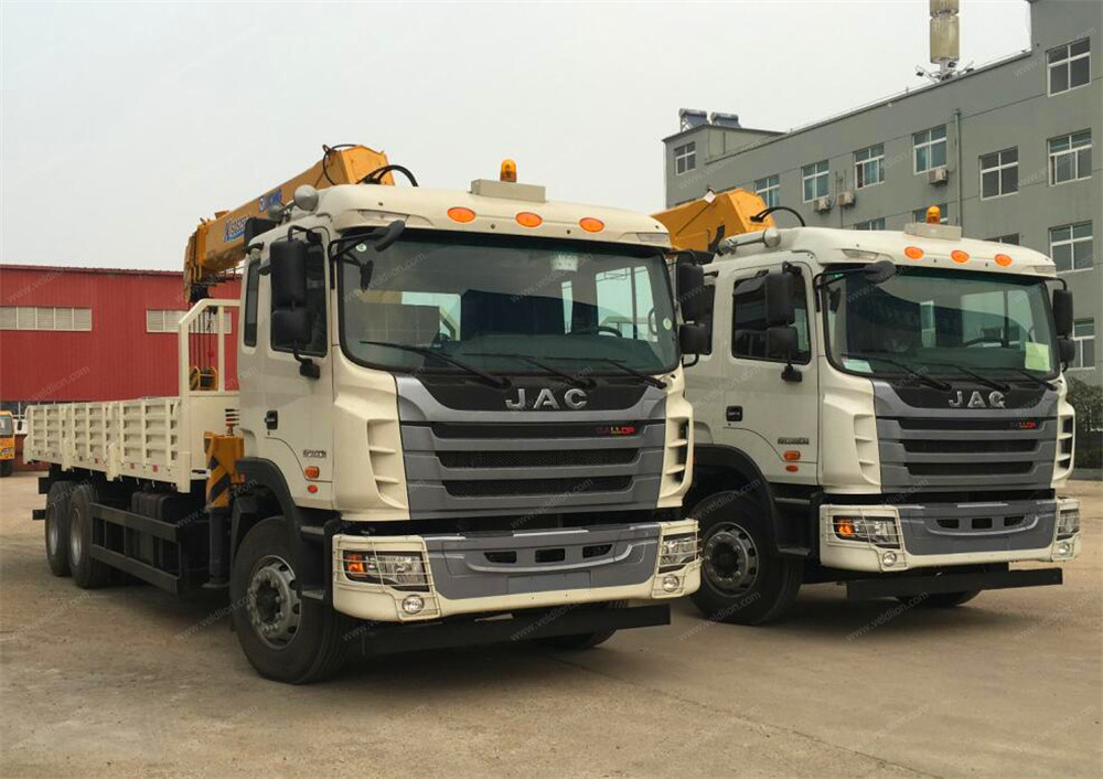 Telescopic Boom Truck Crane JAC 10ton Truck Mounted Crane, 12 Ton Truck with Crane