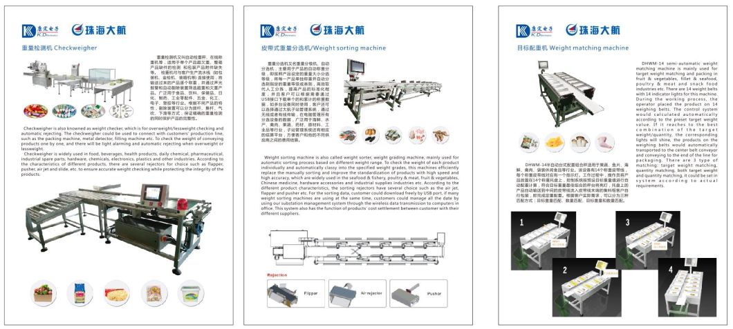 Belt Sales Weight Sorting Machine for Chicken Wings