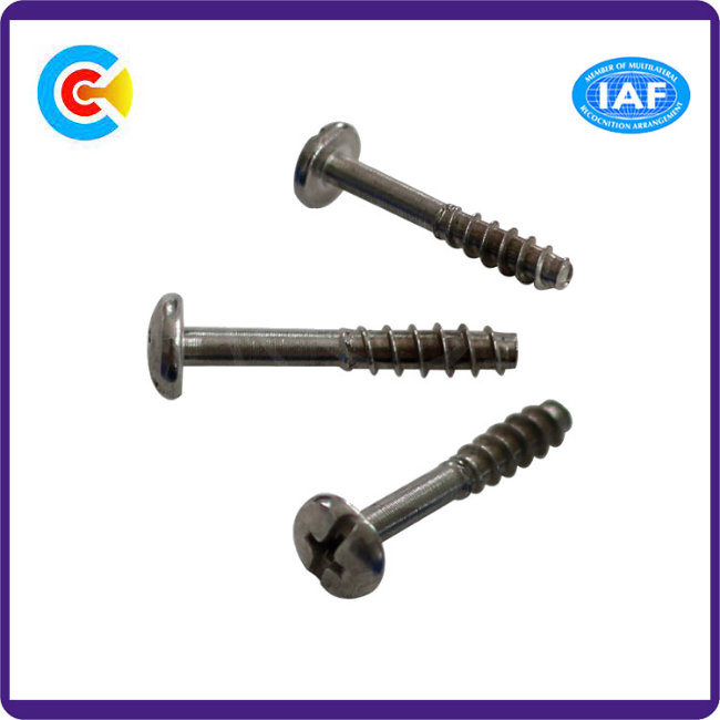 DIN/ANSI/BS/JIS Carbon-Steel/Stainless-Steel Word Shrink Rod English Flat-Tail Self-Tapping Screws