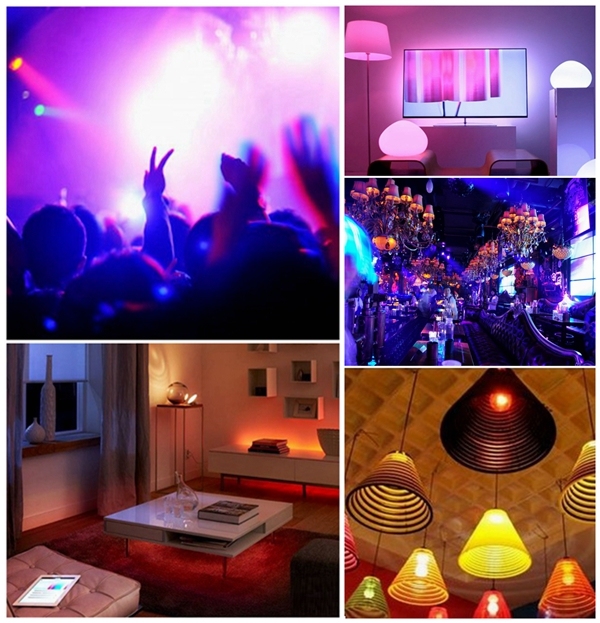 0.5W E12 LED Red Light Bulb for Party Festival Decoraton