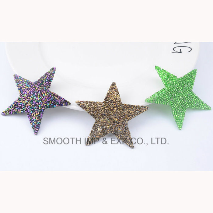 Hotfix Beaded Star Crystal Iron on Patches Clothes Decoration Transfer