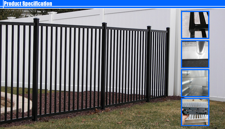 As2047 Standard Aluminum Swimming Pool Fence/Aluminum Garden Fence