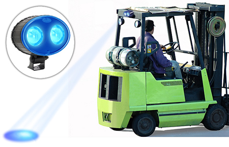 Explosion Proof and Safe-Life Blue Forklift LED Warning Spotlight for Warehouse