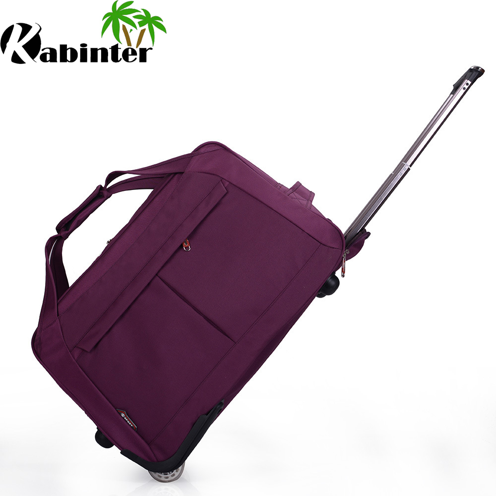 Multifunction Trolley Luggage Bag Duffle Bag with 2 Wheels Fashion Travel Luggage