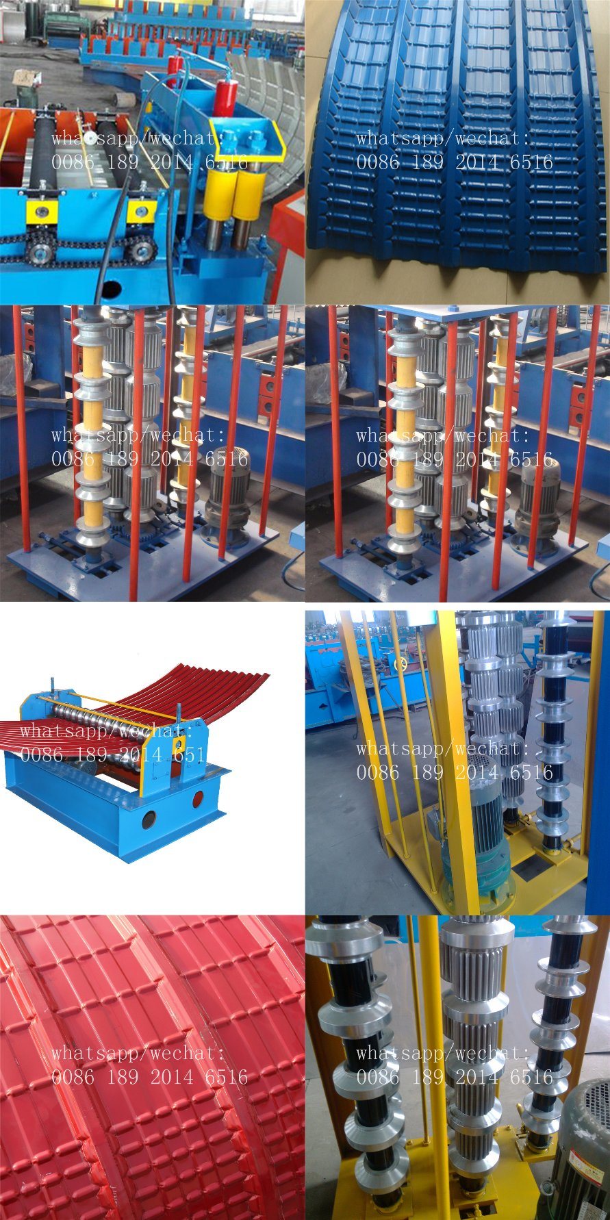 Hydraulic Metal Roofing Sheet Crimping Curve Machine