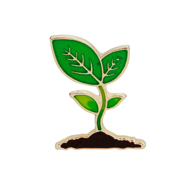 OEM Promotion Cheap Green Buds Custom Lapel Pin