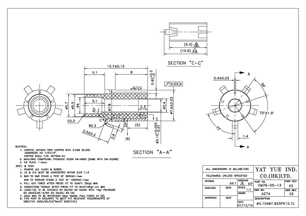 Top Quality Commutator Factory for Car Motors