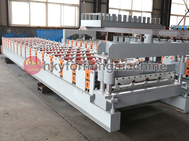 910 Wall Panel Roll Forming Machine with Auto Stacker