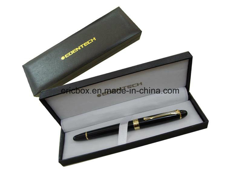 Jy-Pb06 Black Paper Leather Gift Packing Pen Box