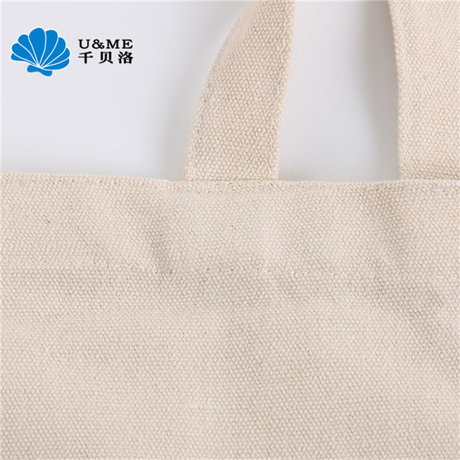 Promotional Tote Blank Black Dots Chaff Canvas Cotton Basket Bag