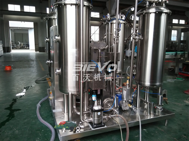 High Content CO2 Mixer / Carbonator for Carbonated Drink Filling Line