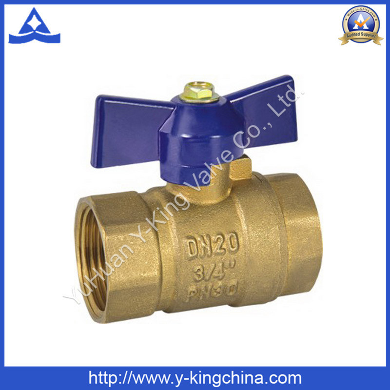 Brass Water Ball Valve with Aluminum Handle (YD-1027)