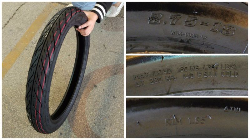 Hot Selling! 275-18 Tubeless Motorcycle Tyre to Philippines