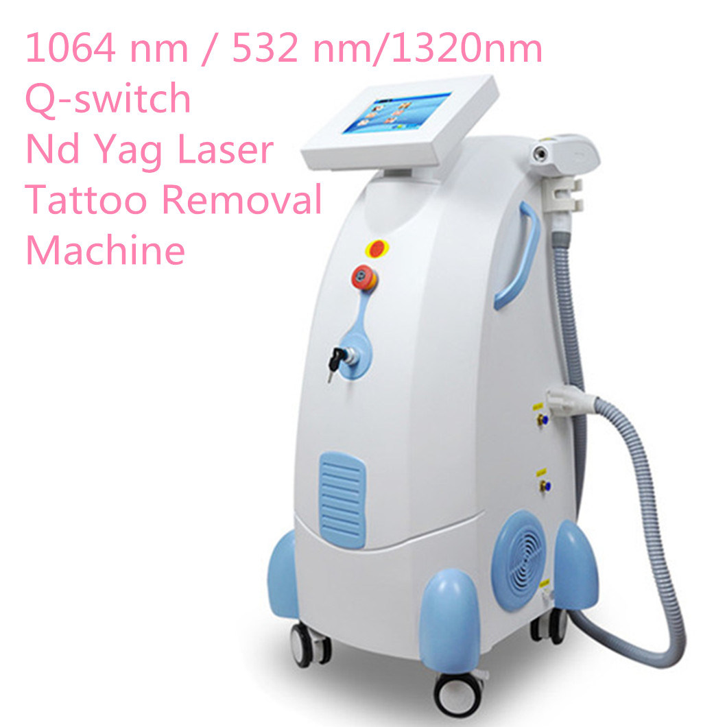 Professional Beauty Q-Switch ND YAG Laser Tattoo Removal Machine