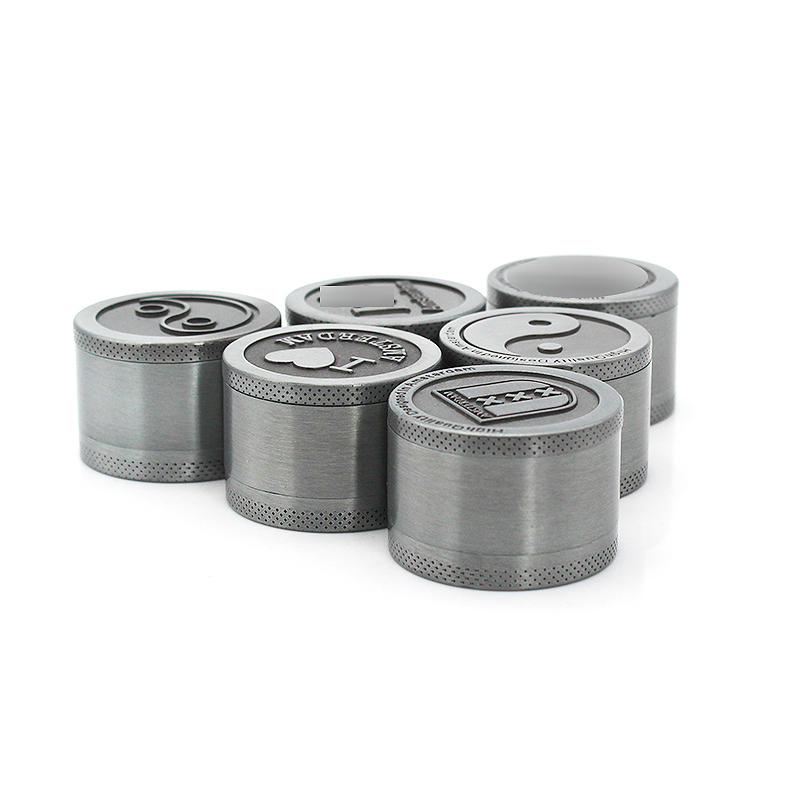 42mm Silver 4layers Zinc Alloy Herb Grinder