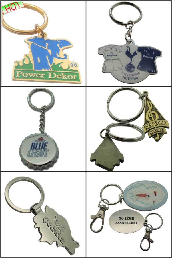 High Quality Custom Logo Printing Keychain