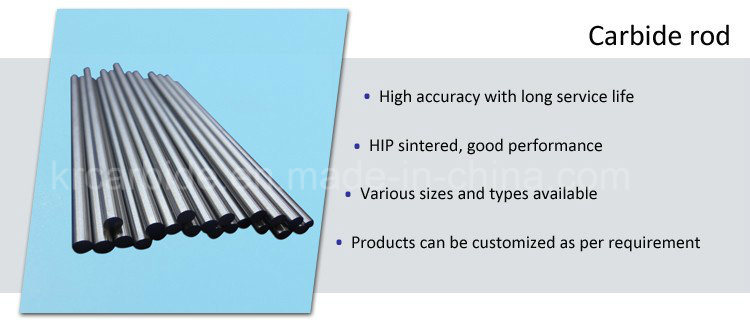 Wear Proof Tungsten Carbide Rod, Carbide Pin for Making Special vehicle Part