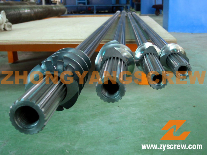 Screw Element and Segmented Barrel for Plastic Machinery