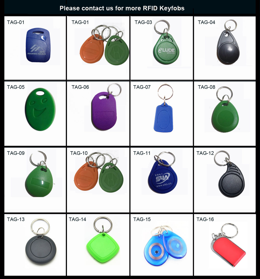 125kHz/13.56MHz Plastic RFID/NFC Tag ABS RFID Keyfob (Tag-09)