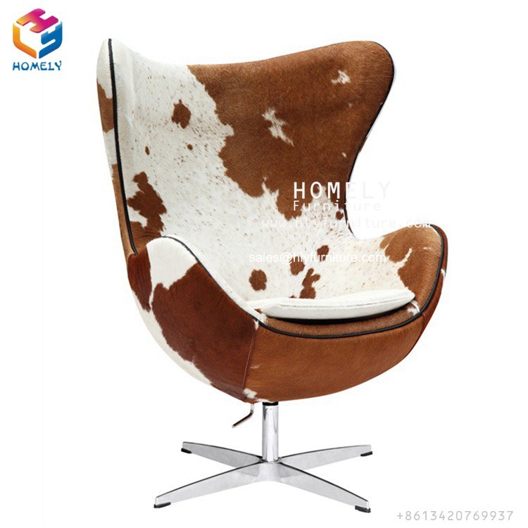 Leather Egg Office Colorful Leisure Swivel Chair