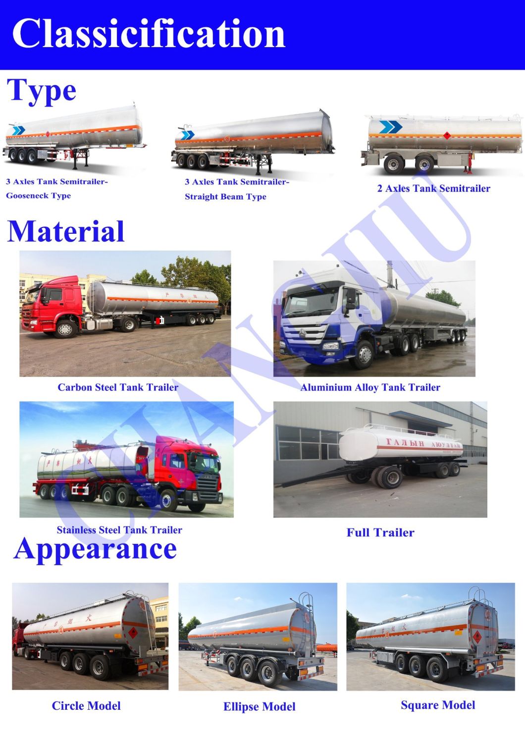 3 Axles 45m3/10000gal Carbon Steel Aluminium Alloy Fuel/Cement/Powder/Diesel/Petrol/ Gasoline/Milk/Bitumen/Water/LNG/LPG/Liquid Tank Tanker Truck Semi Trailer