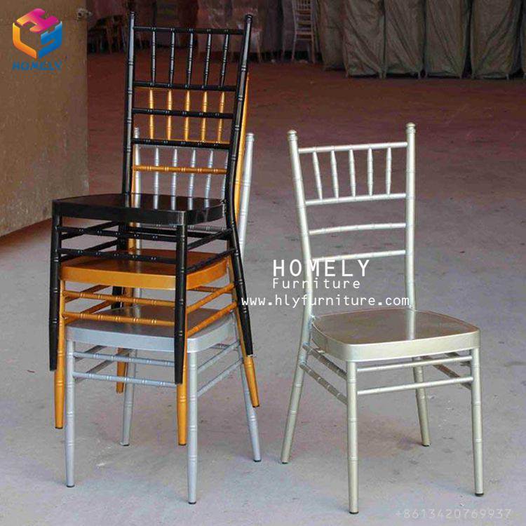 Wedding Hotel Event Aluminum Chiavari Tiffany Chair