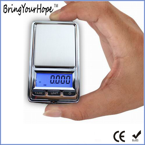 200g Mini Jewelry Balance Scale with Weighing 0.01g Accurately (XH-WS-006)