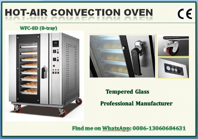 High Quality Baking Machine Commercial Gas Hot-Air Convection Oven with Ce