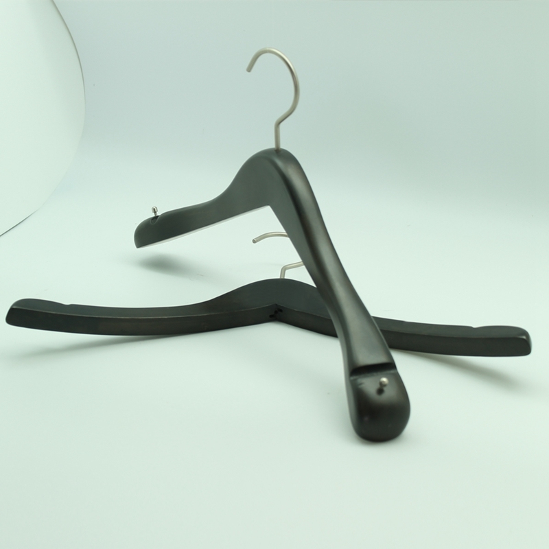 Luxury Rubber Coated Wooden Coat Hanger, Men's Clothes Hanger