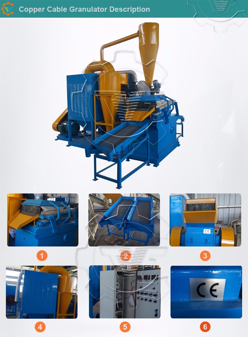 2 Industry Use Electric Copper Cable Recycling Equipment for Sale