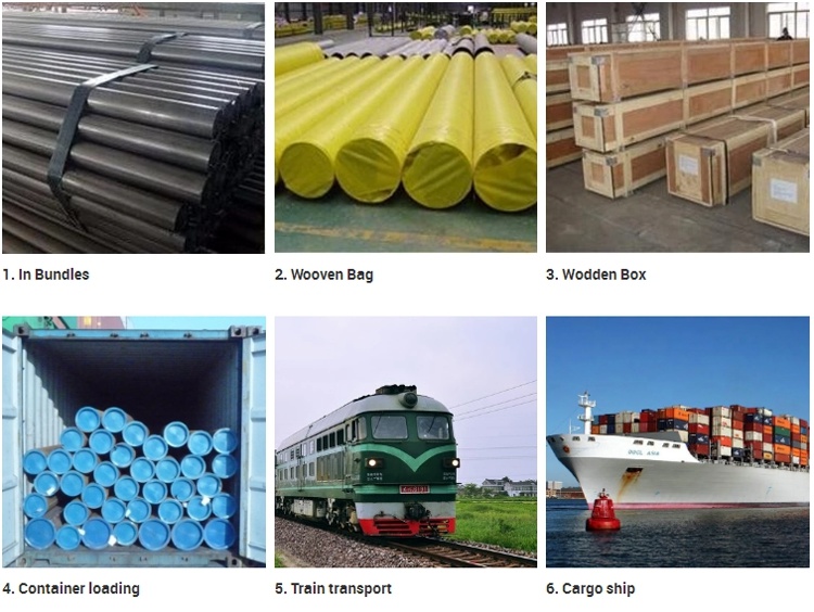 API 5L/ASTM A53/A106 Sch40 Hot Rolled Seamless Steel Line Pipe