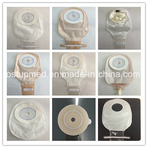 Medical PE One- Piece and Two-Piece Disposable Colostomy Ostomy Bags