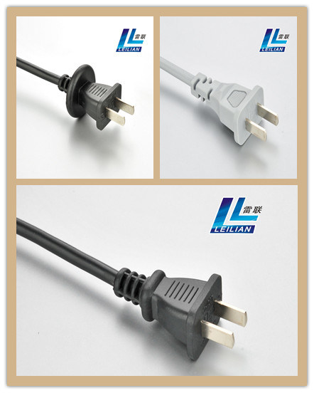 China Standard Power Cord Yl-001 with CCC Certificate Two Pins