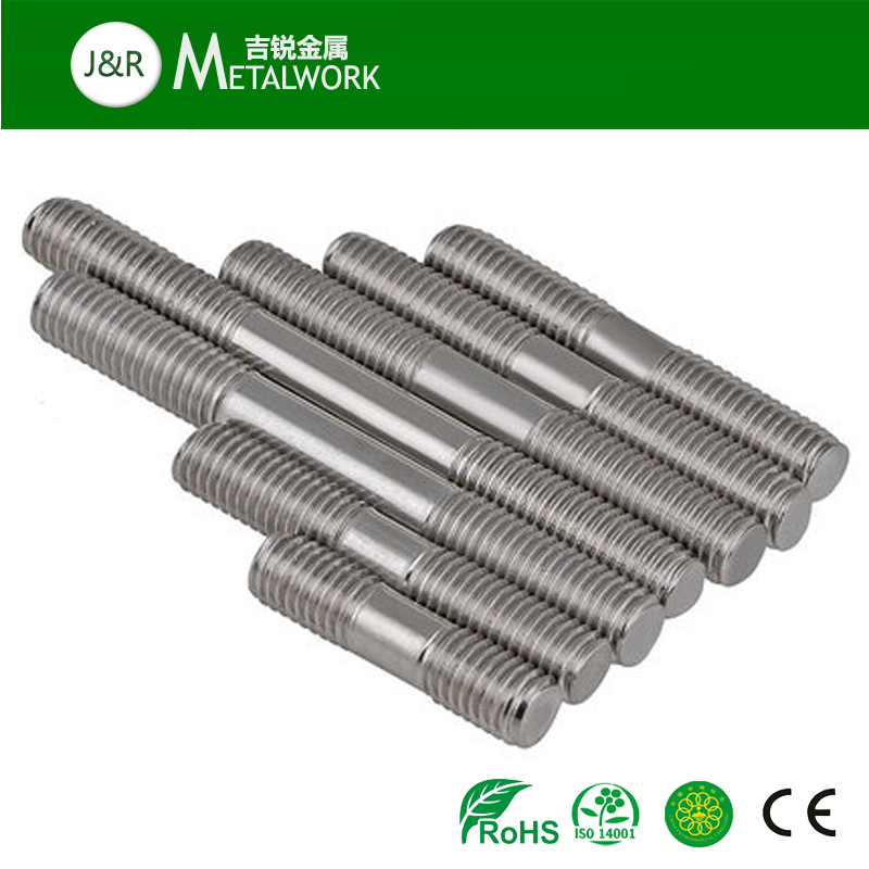 A2 A4 Stainless Steel Double End Stud Bolt (SS304 SS316 316L)