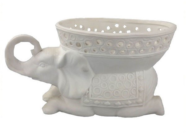 Factory Direct Sale, Ceramic Elephant Shape Flowers Pot (Home Decoration)