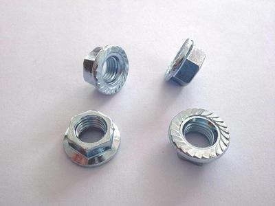 GB6177 Hexagon Nuts with Flange White