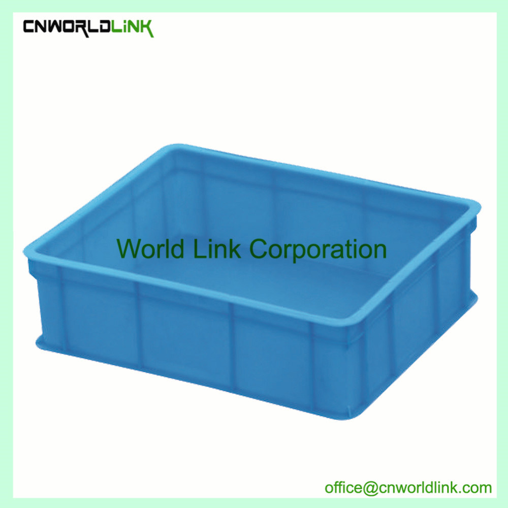 Plastic Solid Stackable Convenient Transfer Crate for Fish