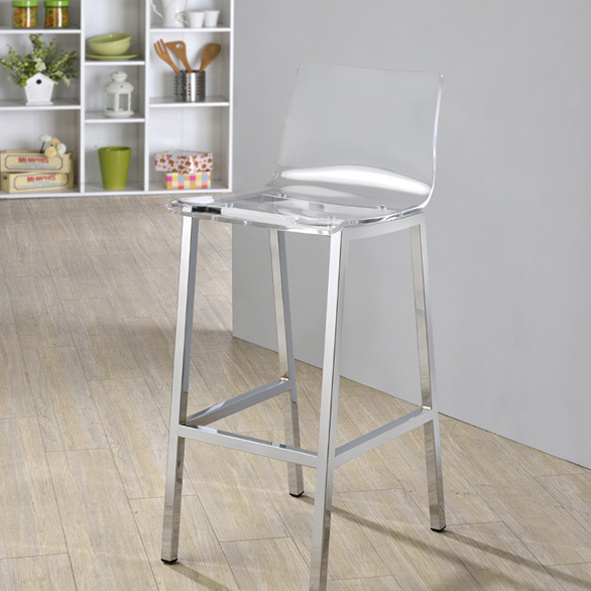 Luxury Modern Elegant Clear Plastic Acrylic Resin Dining Chair