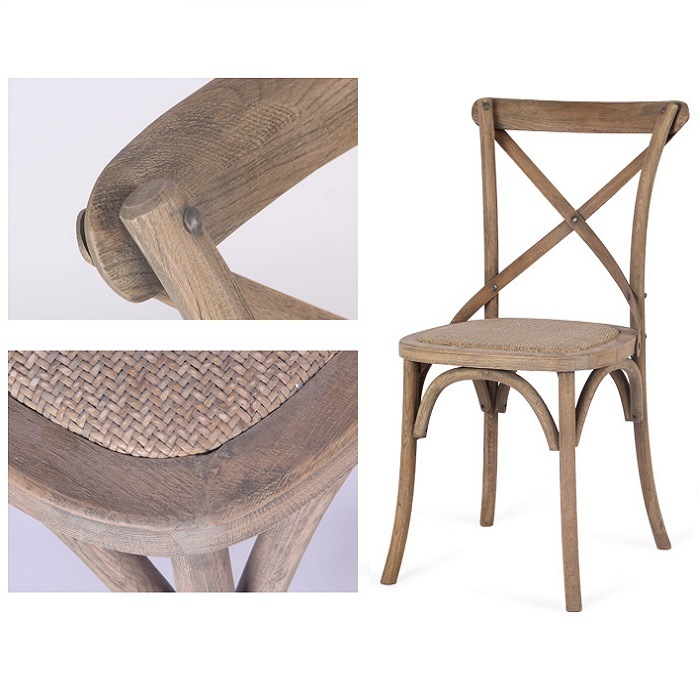 (SL8123) Antique Wooden Wedding Dining Chair for Restaurant Furniture