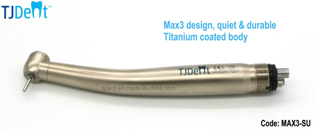 Max3 Titanium Coated Body Quiet and Durable Dental Handpiece (MAX3-SU)