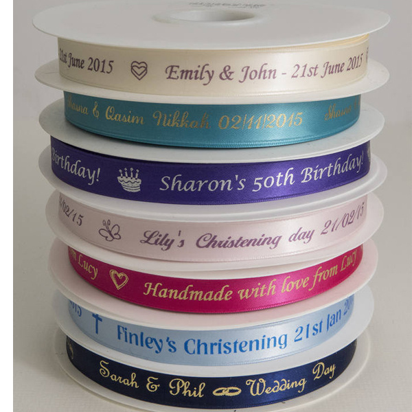 Custom Printed Wholesale Plain Grosgrain Ribbon