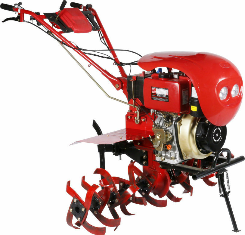 Multi-Fuction Cultivator Tiller, Rotary Cultivator, Diesel Power Tiller