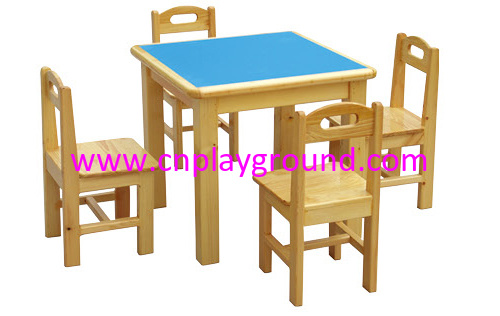 Kindergarten Toddler Wood Fireproof Table Desk (HG-4003)