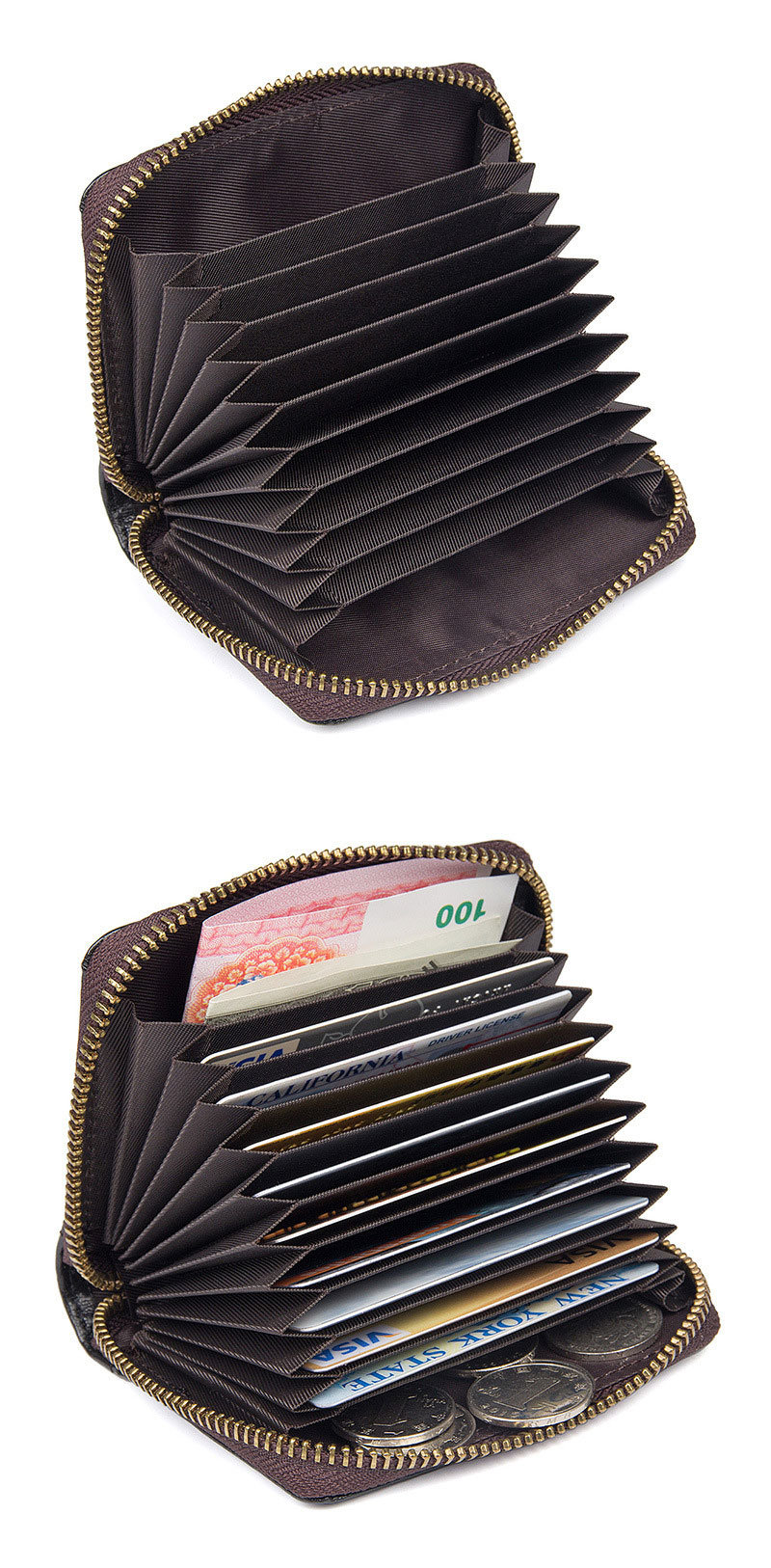 Hot Sales Cheap Price Good Quality Full Grain Leather Credit Cards Wallet Name Cards Holder