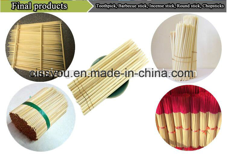 China Bamboo Toothpick Stick Chopsticks Making Maker Machine