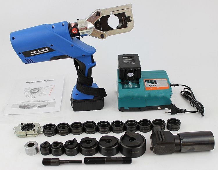 Battery Power Tools Ez-60unv Cutting, Crimping, and Punching Multi-Function Battery Hydraulic Tools