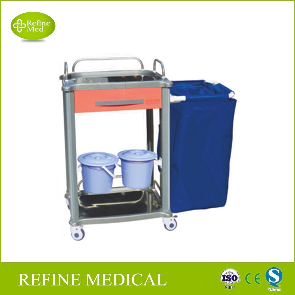 E-23 Medical Stainless Steel Morning Care Trolley