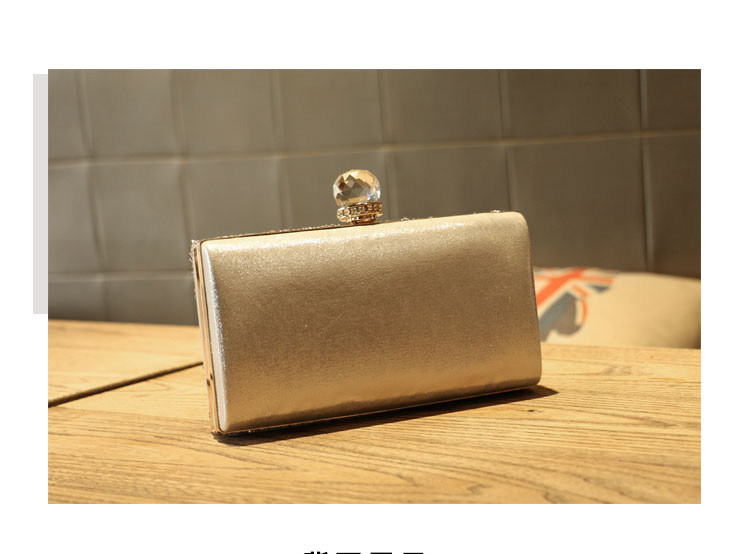 China Fashion Handmade Crystal Stone Women Evening Clutch Bag